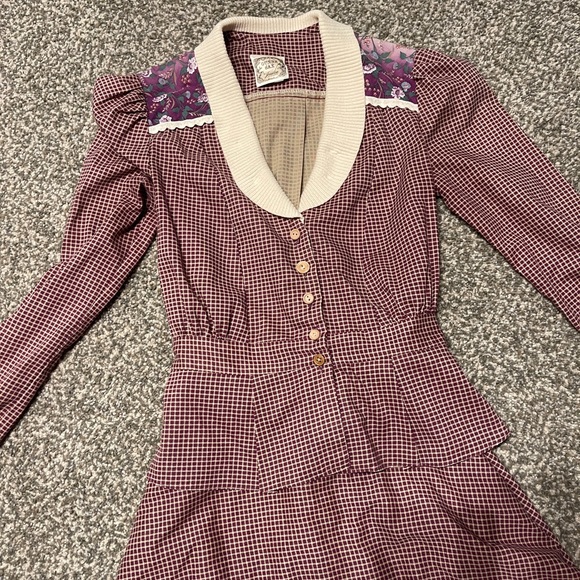 RARE Gunne Sax skirt and blouse set - Picture 2 of 7